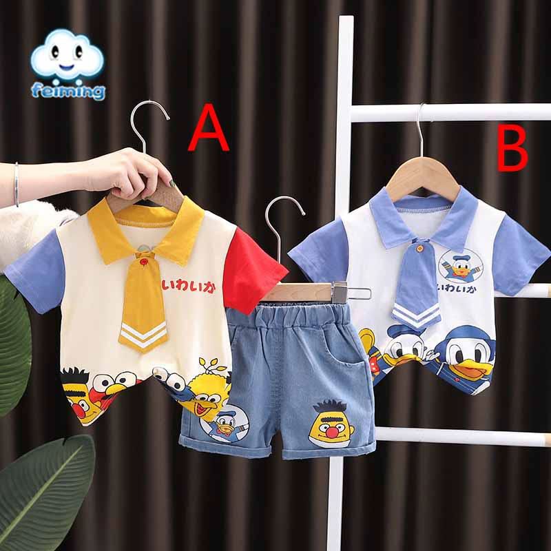 Conjunto de verano pato donald para niño