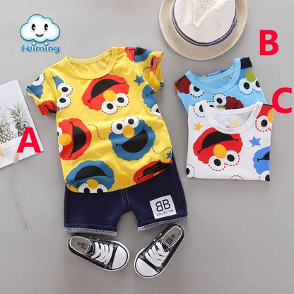 Conjunto de verano elmo para niño