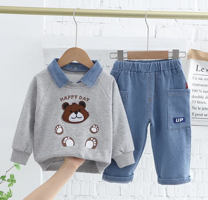 Conjunto buzo osito para niño