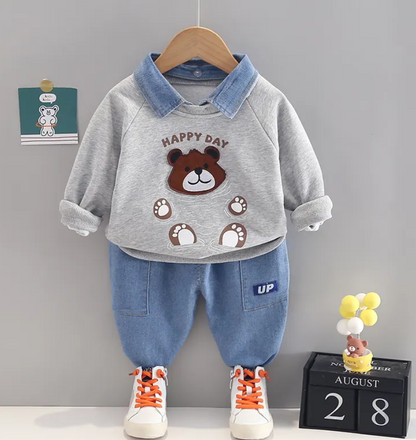 Conjunto buzo osito para niño