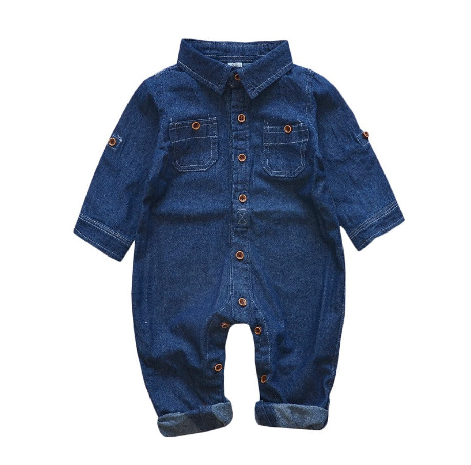 Enterizo en jean infantil