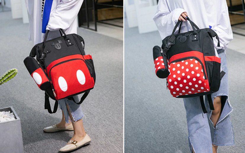 Pañalera tipo morral Disney