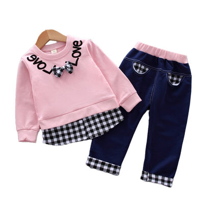 Conjunto buzo y jogger para niña