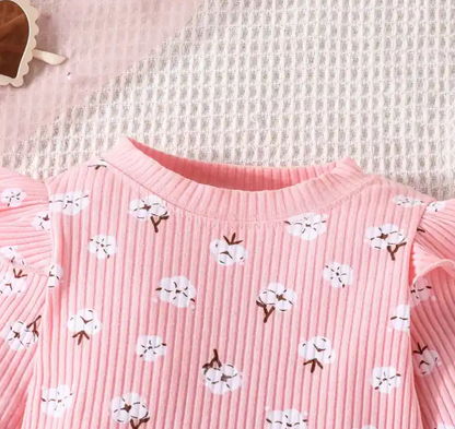 Conjunto estampado para niña